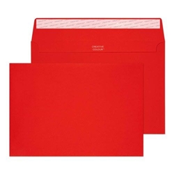 Blake Creative Colour Pillar Box Red Superseal Wallet 162x229mm 120Gm2 Pack 25 Code 45306 3P