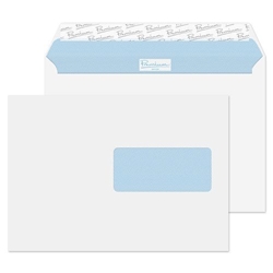 Blake Premium Office Ultra White Wove Window Superseal Wallet 162x229mm 120G PK500 Code 34236Fr 3P