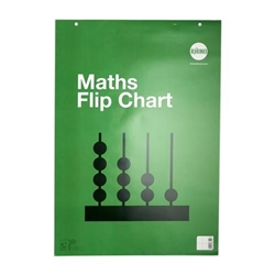 Rhino Numeracy Flip Chart Perforated Head Ruled 50mm Square A1 30 Leaves Pack of 5 RENFC 3P
