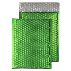 Blake Purely Packaging Avocado Green SS Padded Bubble Pocket 250x180 70mu PK100 Code Mtgre250 3P
