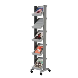 Fast Paper Mobile Literature Display Silver 259N.35