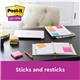 Post-it Super Sticky Notes Carnival 76x76 90 Pack 8 x4 FOC 7100259227