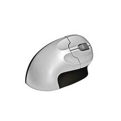 BakkerElkhuizen Vertical Grip Mouse Wireless Right Handed Silver/Black BNEGMW