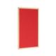 Bi-Office Double-Sided Board Cork And Felt 600x900mm Red FB0710010