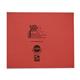 Writing Book 6mm Blue Ruled on 20mm Red Ruled 160x200mm Vivid Red 32 Page Pack of 100 SDxB2 3P