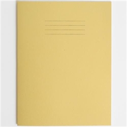 Rhino Exercise Book 5mm Square 230x180mm Yellow 80 Page Pack of 100 Ex554274 3P