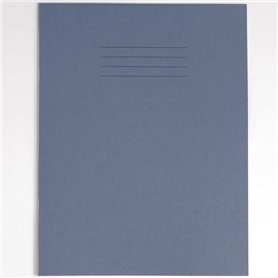 Rhino Exercise Book 8mm Ruled Margin 230x180mm Dark Blue 48 Page Pack of 100 Ex35276 3P