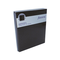 Filofax Metropol Personal Organiser A4 Black Ref 026921