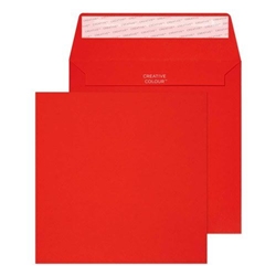 Blake Creative Colour Pillar Box Red Superseal Square Wallet 160x160mm 120Gm2 Pack 500 Code 606 3P