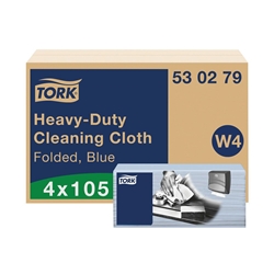 Tork Heavy Duty Cleaning Cloth 105 Sheets (Pack of 4) 530279