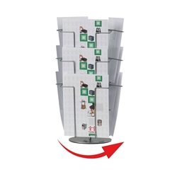 Twinco A4 9 Compartment Revolving Table Stand TW51158