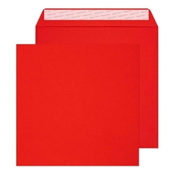 Blake Creative Colour Pillar Box Red Superseal Square Wallet 220x220mm 120Gm2 Pack 250 Code 506 3P