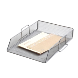 Q-Connect Stackable Letter Tray Silver KF17301