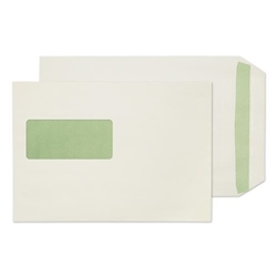 Blake Purely Environmental Off-White Window Self Seal Pocket 229x162mm 90Gm2 Pack 500 Code Re3831 3P