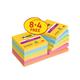 Post-it Super Sticky Notes Carnival 76x76 90 Pack 8 x4 FOC 7100259227