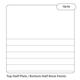 Rhino Project Book Top Blank Bottom 8mm Ruled 205x165mm Green 32 Page Pack of 100 PW02513 3P