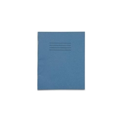 Rhino Exercise Book 8mm Ruled 205x165mm Light Blue 48 Page Pack of 100 Ex342105 3P
