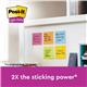 Post-it Super Sticky Notes Carnival 76x76 90 Pack 8 x4 FOC 7100259227