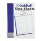 Exacompta Guildhall Work Time Sheet Saturday - Friday 254x203mm (Pack of 100) 1653