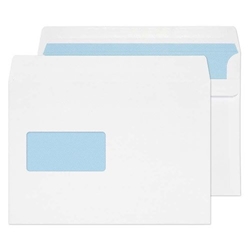 Blake Purely Everyday White Window Self Seal Wallet 162x229mm 100Gm2 Pack 500 Code 6655Fu 3P