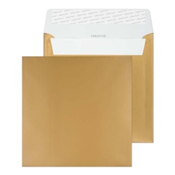 Blake Creative Shine Metallic Gold Superseal Square Wallet 160x160mm 130Gm2 Pack 500 Code M613 3P