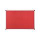 Bi-Office Aluminium Trim Felt Notice Board 1200x900mm Red FA0546170