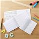 Writing Book 6mm Blue Ruled on 20mm Red Ruled 160x200mm Vivid Red 32 Page Pack of 100 SDxB2 3P