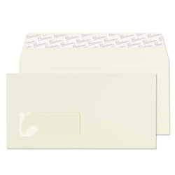 Blake Premium Business Oyster Wove Window Superseal Wallet 110x220mm 120Gm2 Pack 50 Code 71265 3P
