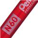 Pentel N60 Permanent Marker Chisel Tip 3.9-5.7mm Line Red (Pack 12) - N60-B