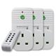EnerGenie Smart Plugs 3000W 3 Pack White