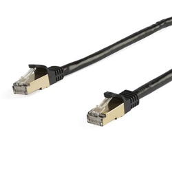 StarTech.com 5m Black CAT6a Ethernet RJ45 STP Cable