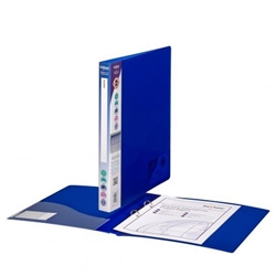 Snopake Superline Ring Binder 2 O-Ring A4 15mm Rings Electra Blue (Pack 10) - 10120