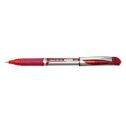 Pentel Energel XM Gel Rollerball Pen 0.7mm Tip 0.35mm Line Red (Pack 12) - BL57-BO