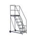 Climb-It Warehouse Safety Steps 600mm Platform 6 Tread Grey AHWS06GY