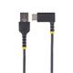 StarTech.com 30cm USB A to Right Angle USB C Heavy Duty Fast Charging Cable