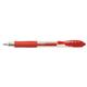 Pilot G-205 Retractable Gel Rollerball Pen 0.5mm Tip 0.32mm Line Red (Pack 12) - 40101202