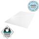 Floortex Floor Protection Mat Cleartex Antimicrobial Phalate Free Vinyl Std Pile Carpets Up To 9mm Pile Height 115x134cm Transparent UFRAB1113426EV