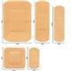 HypaPlast Fabric Plasters Sterile and HypoAllergenic Assorted Sizes (Pack 100) - D8010