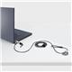 StarTech.com 2m Laptop Cable Lock Compatible With Noble Wedge