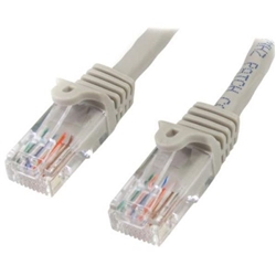 StarTech.com 0.5m Grey Snagless Cat5e Patch Cable