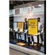 Durable DURAFRAME POSTER UV-Resistant Self-Adhesive Sign & Document Holder with Magnetic Frame A1 Black - 505501