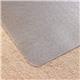 Floortex Floor Protection Mat Cleartex Antimicrobial Phalate Free Vinyl Std Pile Carpets Up To 9mm Pile Height 115x134cm Transparent UFRAB1113426EV