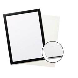 Durable DURAFRAME GRIP Sign & Document Holder with Magnetic Frame for Fabric Surfaces A4 Black - 496801