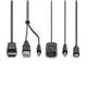 StarTech.com 2-Port Hybrid USB-C DisplayPort Cable KVM Switch with 1.8m