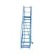 Climb-It Warehouse Safety Steps 600mm Platform 10 Tread Blue AHWS10BL