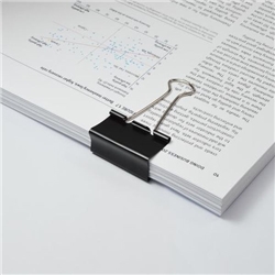 ValueX Foldback Clip 41mm Black (Pack 10) - 23751