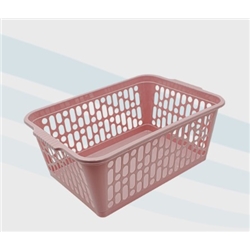 Plastic Baskets Medium  30X20X11Cm - Pink DB2-PINK