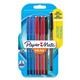Paper Mate InkJoy 100 Ballpoint Pen 1.0mm Tip 0.7mm Line Black/Blue/Red (Pack 8) - 1956745
