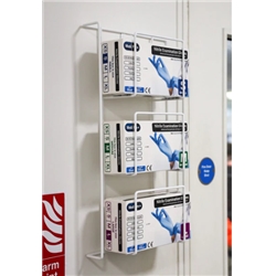 Universal Triple Glove Dispenser Rack