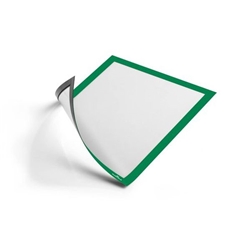Durable DURAFRAME Magnetic Frame Sign & Document Holder A4 Green (Pack 5) - 486905